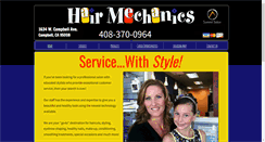Desktop Screenshot of hairmechanicscampbell.com